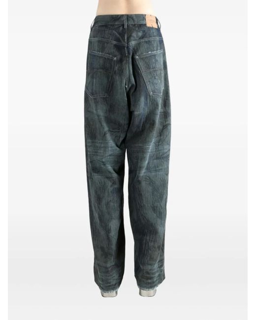Balenciaga Gray Printed Jeans for men
