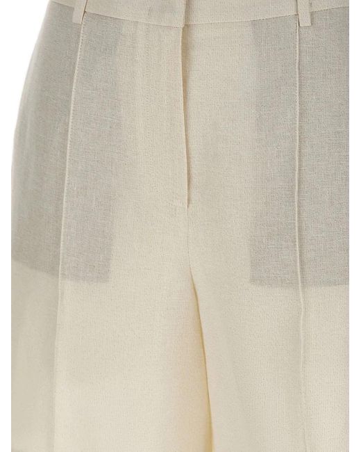 Eleventy Natural Turn-Up Shorts