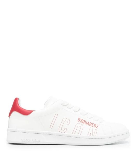 メンズ DSquared² Maple-leaf スニーカー White