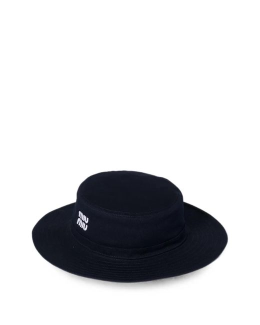 Miu Miu Blue Drill Hat