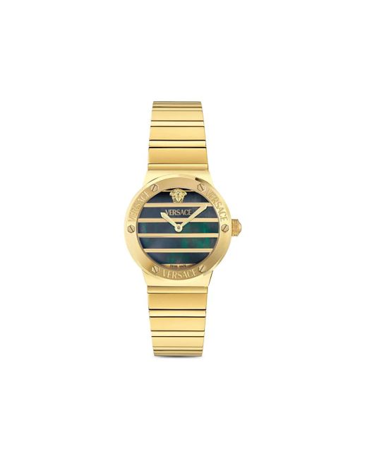 Versace Metallic Stainless Steel 33Mm