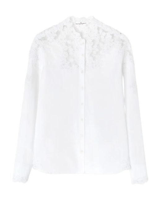 Camicia Con Ricamo di Ermanno Scervino in White