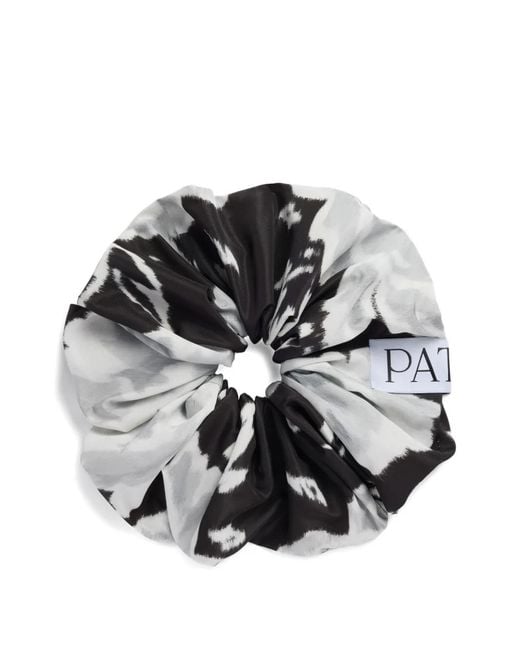 Patou Black Abstract Print Hair Accessories