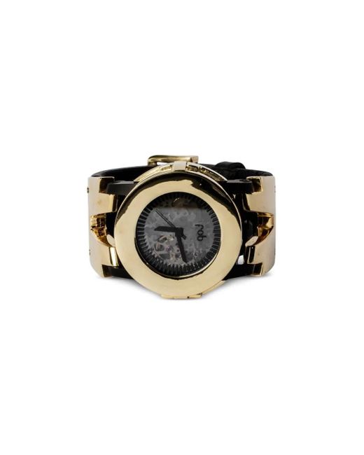Parts Of 4 Black X Fob Paris Hyperstrap-V 44Mm