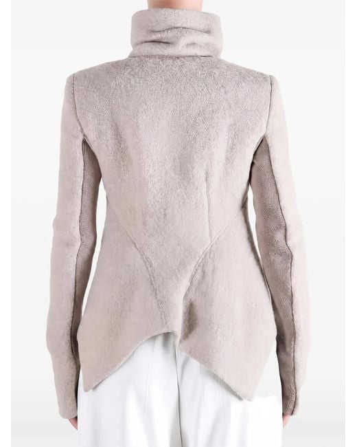 Rick Owens Pink Buttoned Naska Jacket