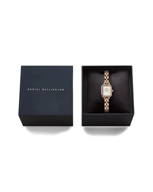 Mini Montre Quadro 15 Mm Daniel Wellington en coloris Metallic