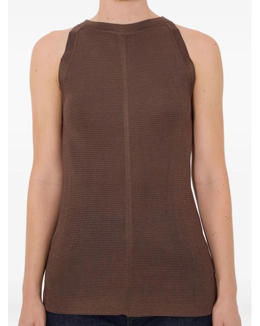 Loulou de Saison Brown Ohana Sleeveless Top
