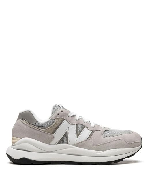 New Balance White 57/40 Sneakers