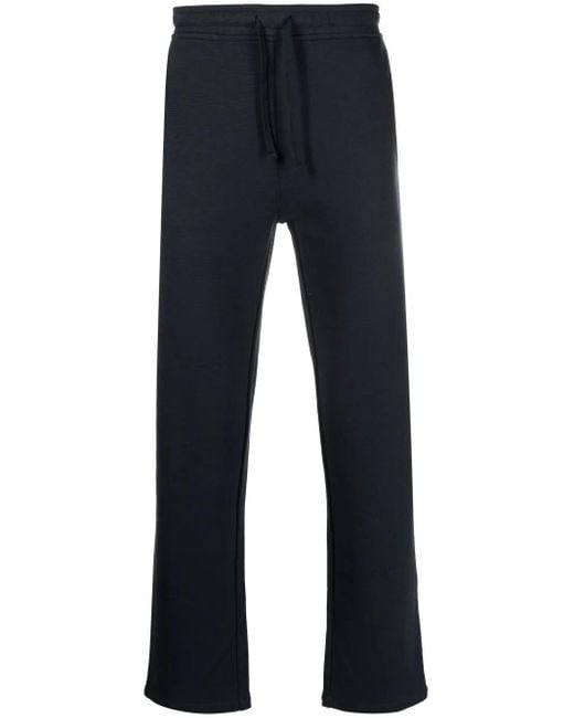 Corneliani Blue Elasticated Drawstring-Waist Trousers for men