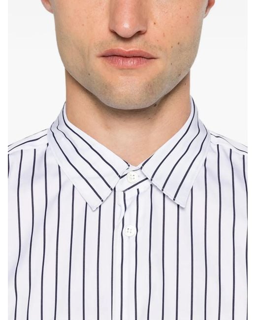 Comme des Garçons White Striped Shirt for men