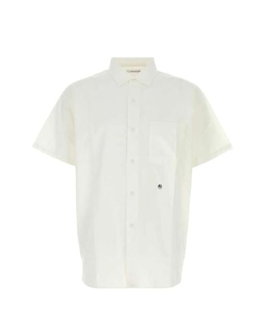 Nanamica White Regular Collar Shirt