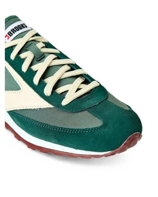 Brooks Green Vanguard Sneakers for men