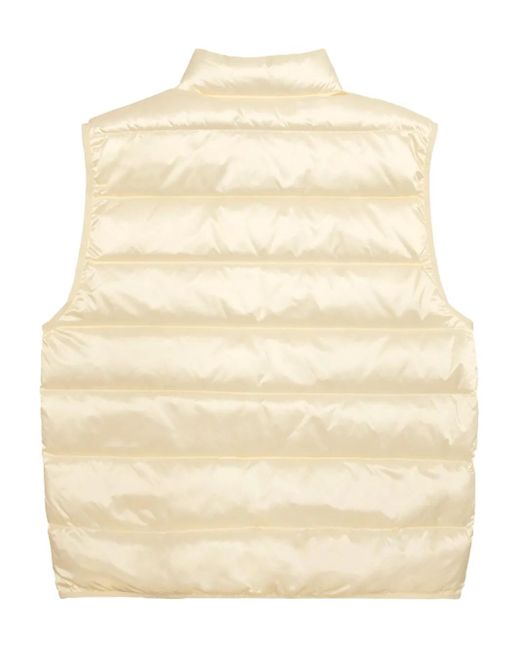 Aape By A Bathing Ape Natural Quilted Logo-Plaque Gilet for men