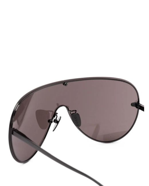Gucci Black Pilot-Frame Sunglasses