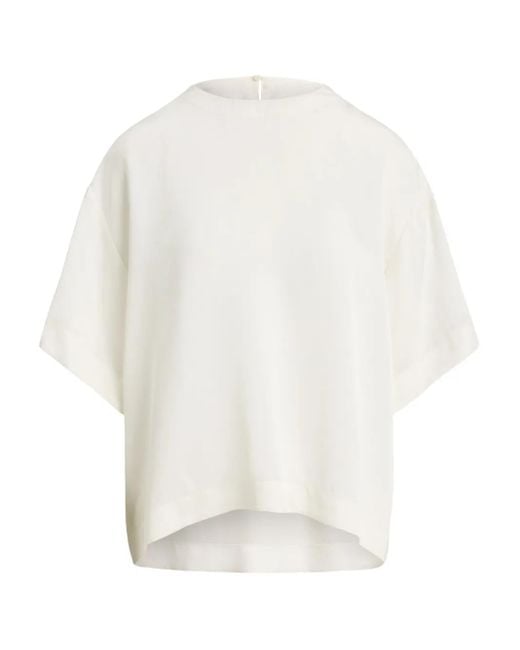 Polo Ralph Lauren ショートスリーブ ブラウス Gray