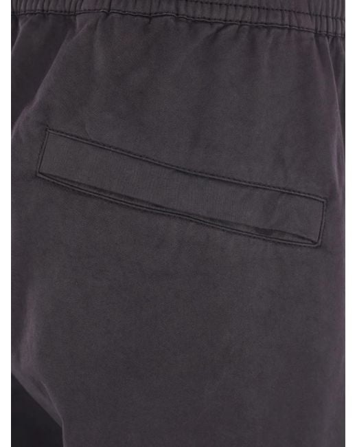 Stone Island Elastische Broek Met Cargo Zak in het Blue voor heren