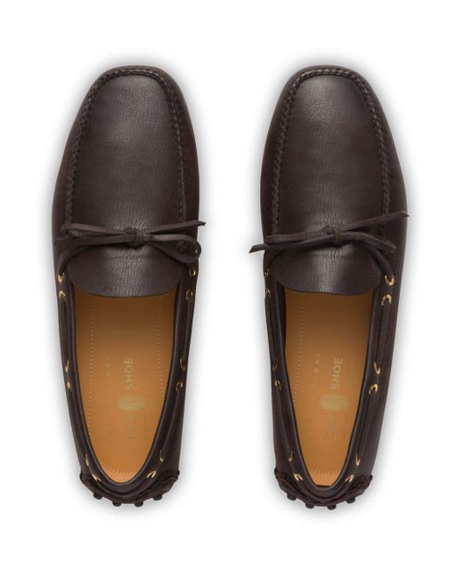 Zapatos náuticos Soft Antique Car Shoe de hombre de color Brown
