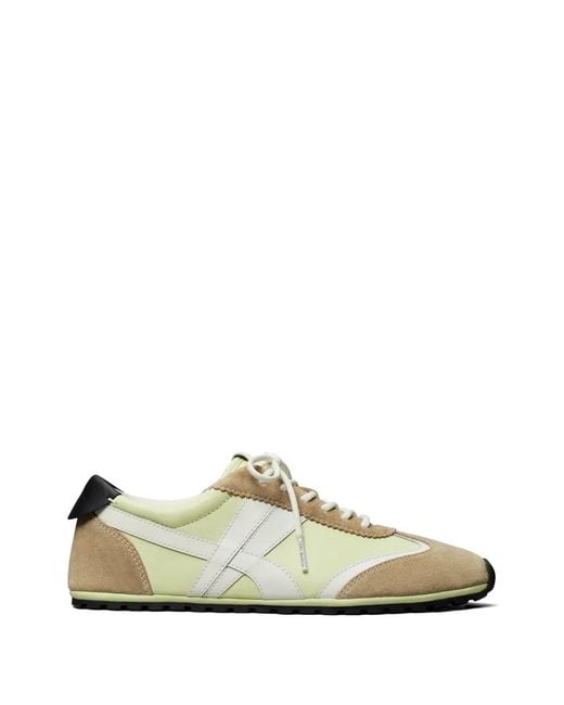 Tory Burch White Hank Field Sneakers