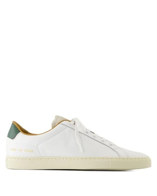 Common Projects White Leather Low-Top Sneakers for men