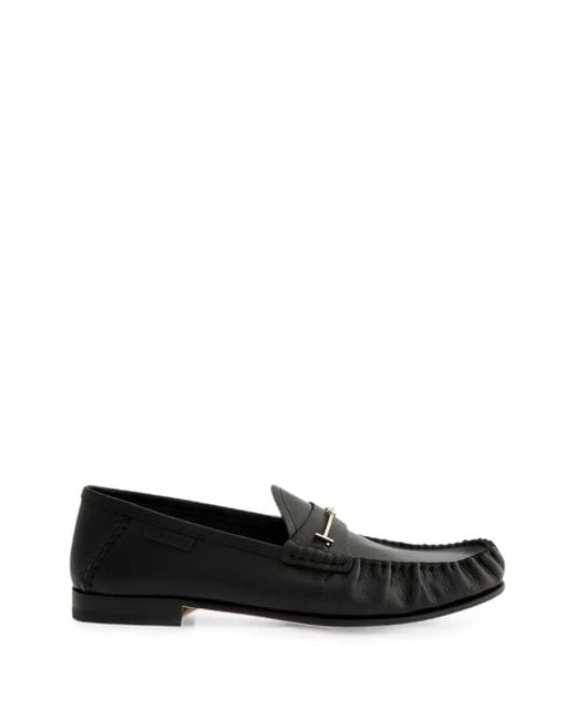 Tom Ford Black Ripley Double T Loafers for men