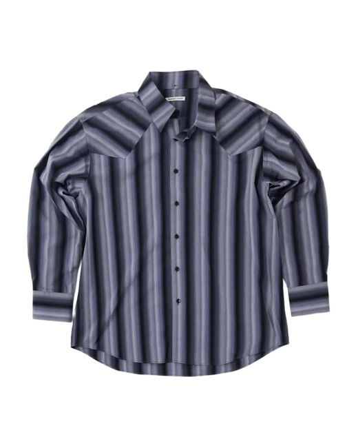 Camisa Western Business Carter Young de hombre de color Blue