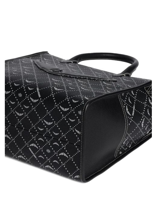 Zadig & Voltaire Black Angel Tote Bag mit Logo