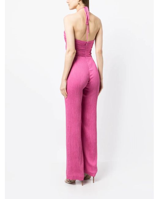 Alexis Pink Jada Halterneck Jumpsuit