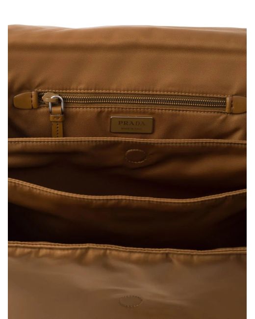 Prada Brown Medium Traveller Shoulder Bag