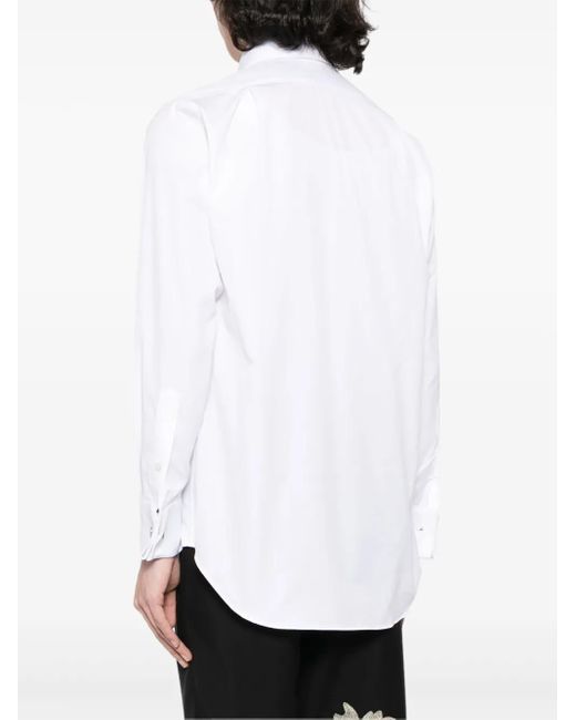 Bode Black Sequin-Embellished Cotton Shirt for men