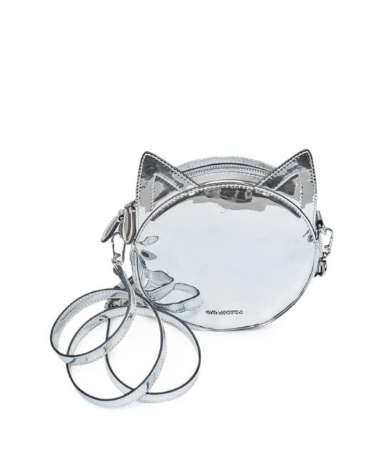 Karl Lagerfeld Gray Choupette Crossbody Bag