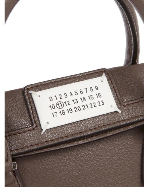 Maison Margiela Brown Mini 5Ac Classique Tote Bag