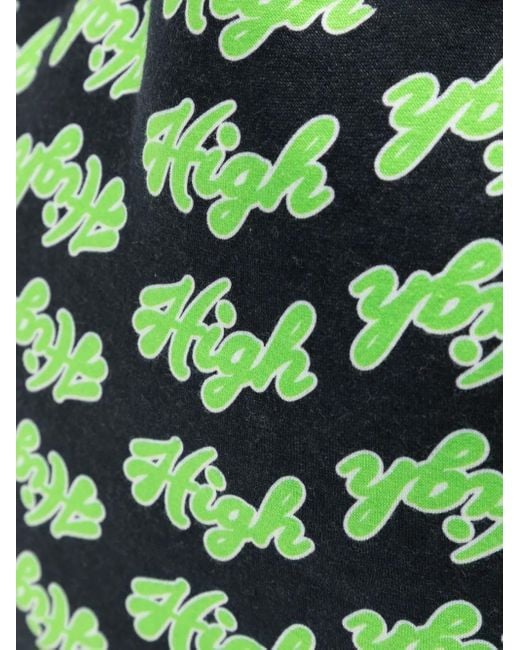 Natasha Zinko Green All-Over High-Print Tote Bag