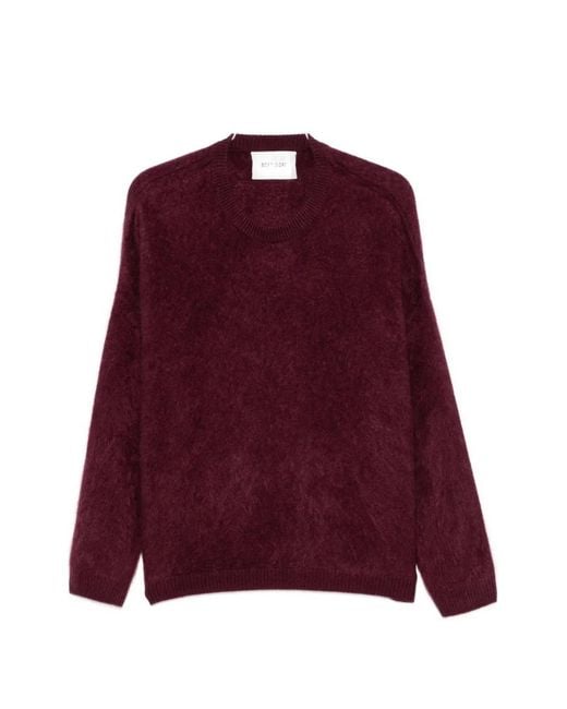 Soft Goat Red Brushed Cashmere Sweater