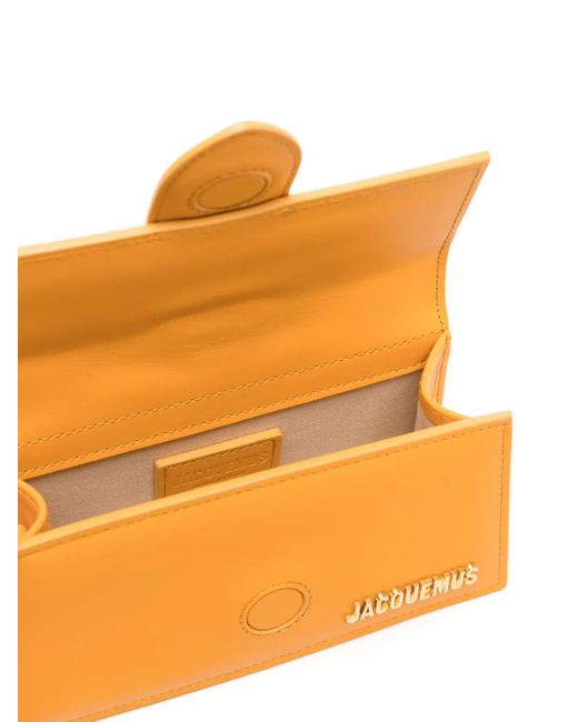Jacquemus Orange Le Bambino Leather Tote Bag