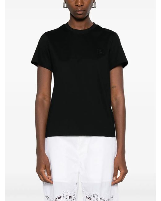 T-Shirt Con Grafica di Wooyoungmi in Black