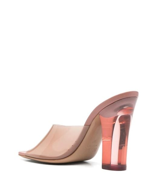 Paris Texas Pink High Block Heel