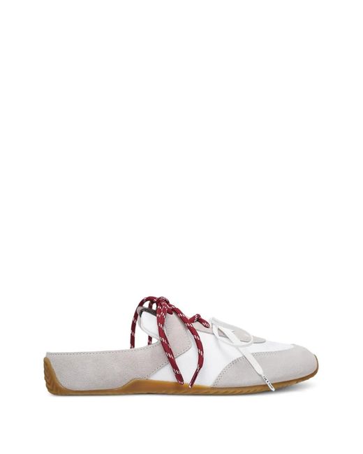 Rag & Bone White Retro Runner Slim Ultra Mules