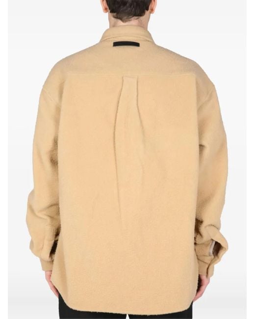 MOUTY Natural Wool Pocket Shirt for men