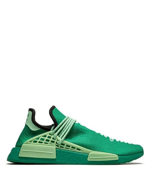 Adidas Green X Pharrell Williams Hu Nmd "Complexland" Sneakers