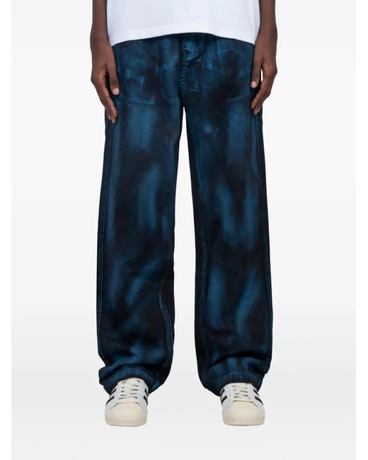 Jean À Effet Taches De Peinture Arte' pour homme en coloris Blue
