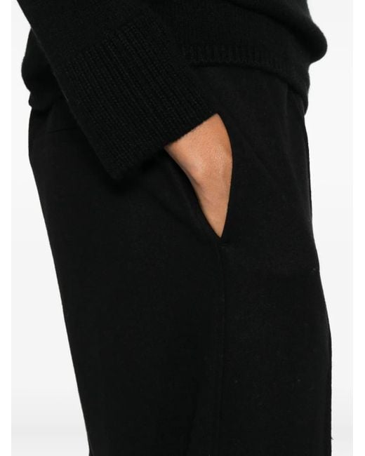 Vince Black Satin-Trim Pants