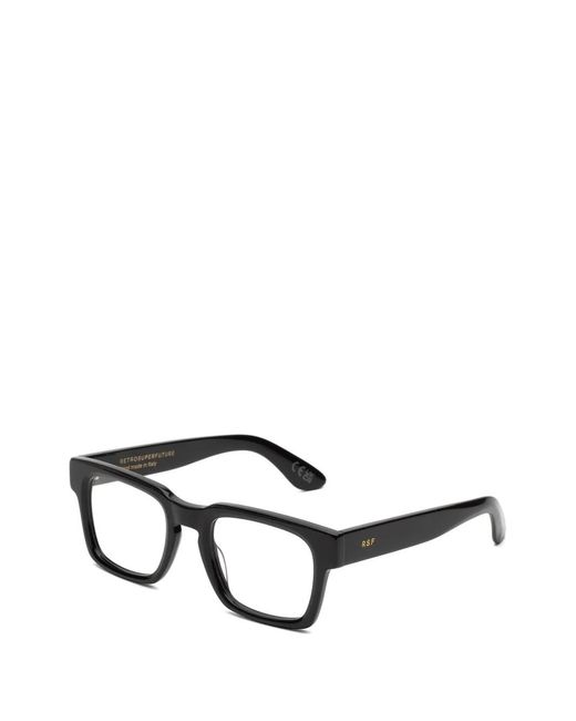Retrosuperfuture Black Square-Frame Glasses