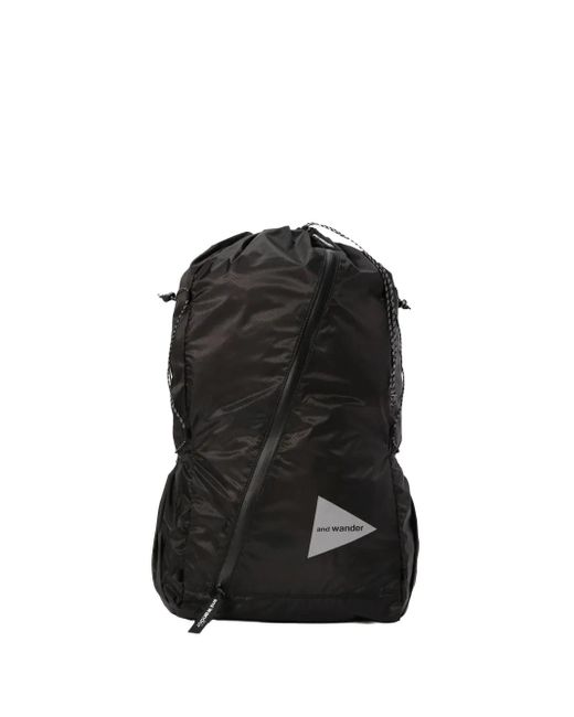 Sac À Dos À Lien De Resserrage And Wander pour homme en coloris Black