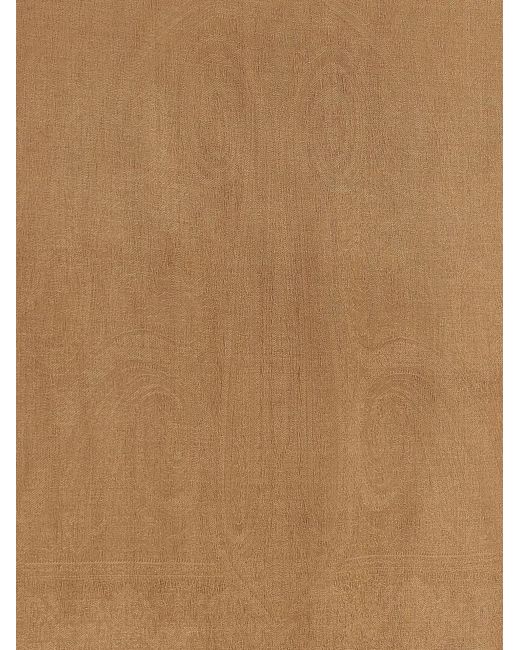 Max Mara Natural Fringed-Trim Scarf