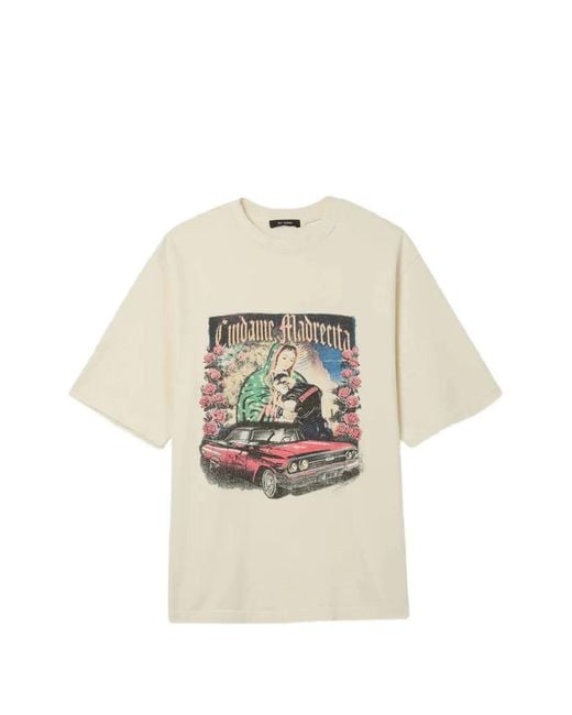 Willy Chavarria White Cuidame Madrecita T-Shirt for men