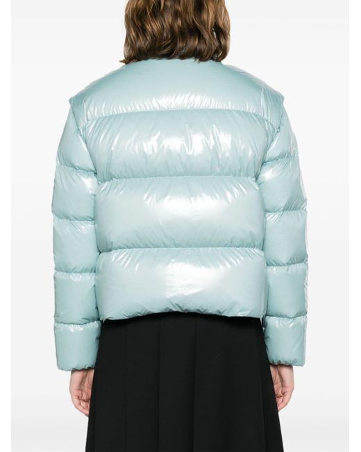 Moncler Blue Almo Quilted Puffer Jacket