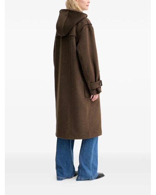 Munthe Natural Leverna Hooded Toggle Coat