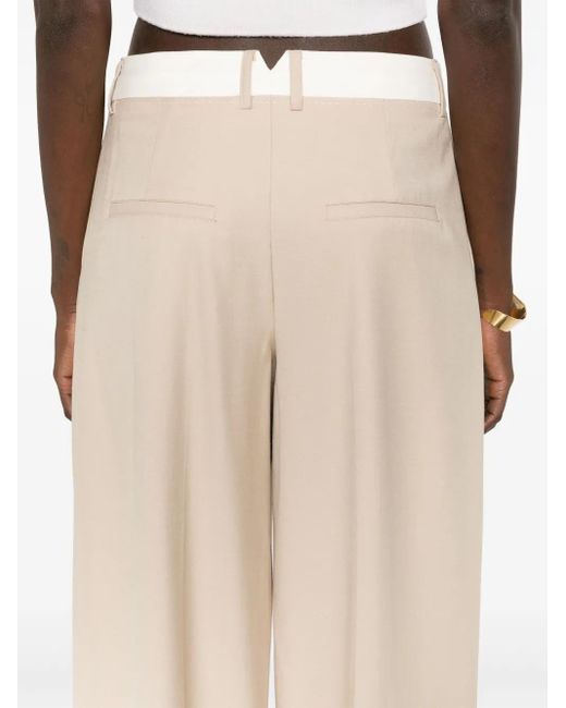 Remain Natural Wide-Leg Trousers