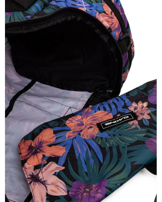 Dakine Blue Eq Floral-Print Duffle Bag
