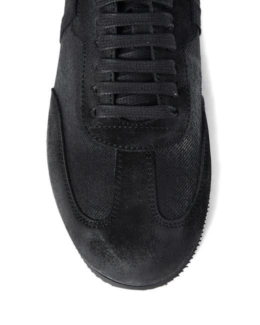 Ann Demeulemeester Black Siru Soft Denim Sneakers